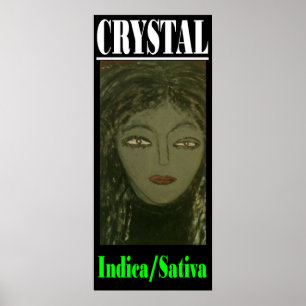 KRISTALL INDICA SATIVA POSTER