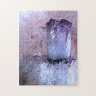 Kristall lila puzzle