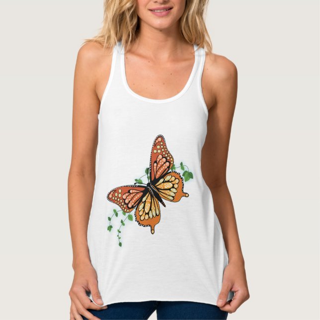 Kristall Monarch Butterfly Top (Vorderseite)