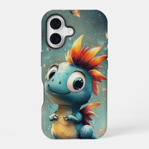 Kristall-Nachwuchs Verzauberter Baby-Drache Handyh iPhone 16 Hülle