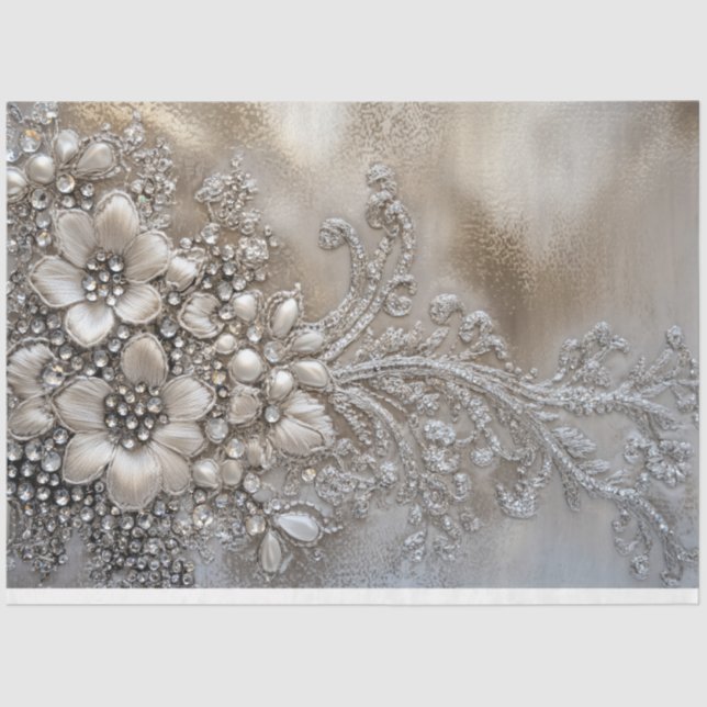 Kristall Patina, Background Bling Seidenpapier (Vorderseite)