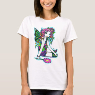 "Kristall" Regenbogen-Süßigkeits-Fee-Trägershir T-Shirt