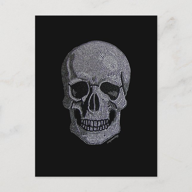 Kristall Skull Postkarte (Vorderseite)