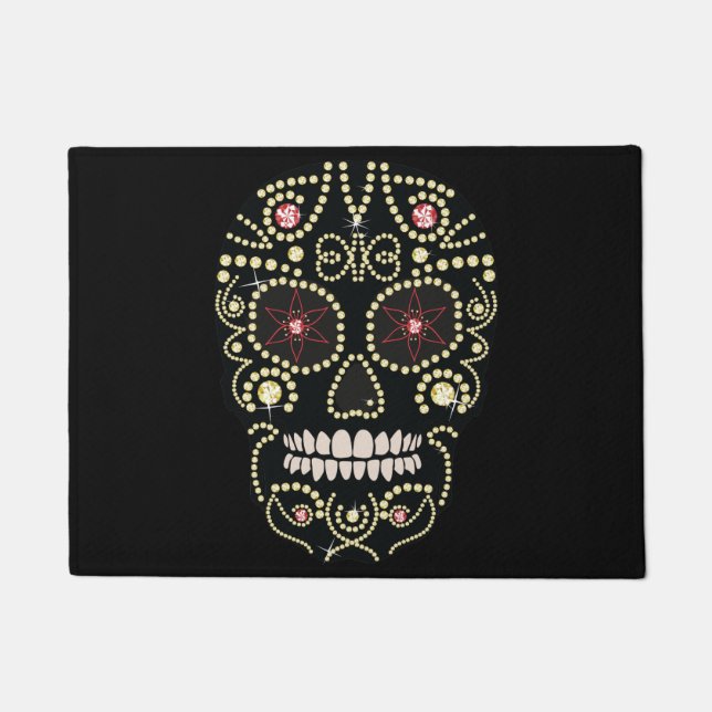 Kristall Skull Rug Fußmatte (Vorderseite)