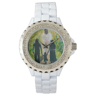 Kristall Watch geht mit Christ Women Armbanduhr