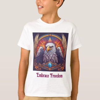 Kristalladler: Emblem der Freiheit und des Ehrgeiz T-Shirt