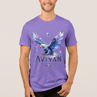 Kristalladler im Flug – Symbol der Transformation Tri-Blend Shirt