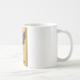 Kristalladler Kaffeetasse