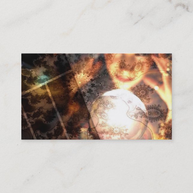 Kristallball-Visitenkarte Visitenkarte (Vorderseite)