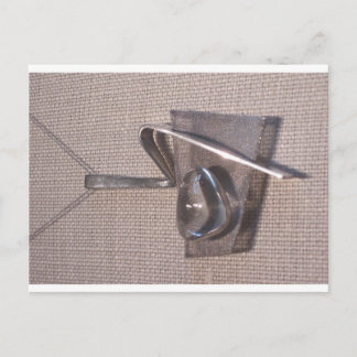 Kristallbleihaltiger Stahl Postkarte