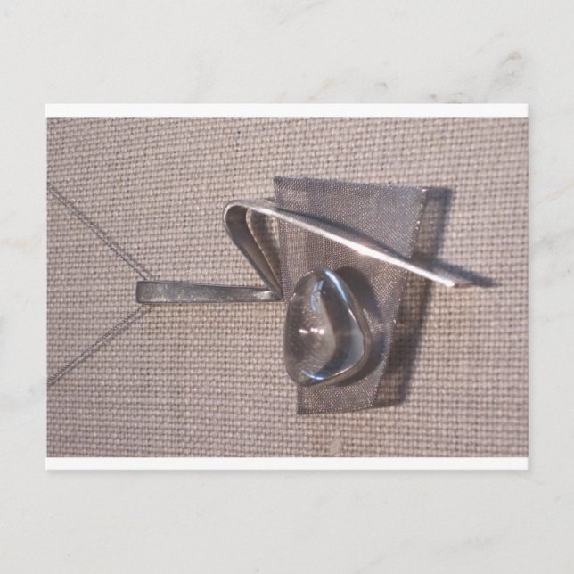 Kristallbleihaltiger Stahl Postkarte (Vorderseite)