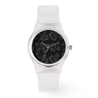 Kristalle Armbanduhr