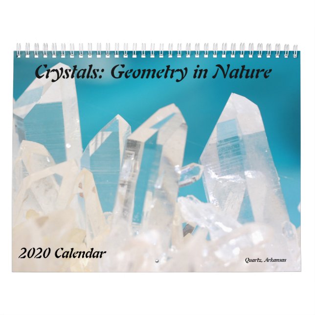 Kristalle: Geometrie in der Natur Kalender (Titelbild)