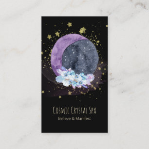 *~* Kristalle Moon Sky Cosmos Sterne . Universum Visitenkarte