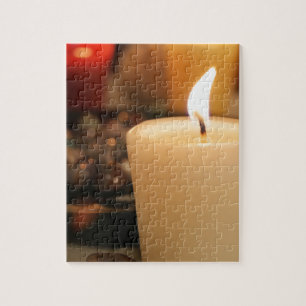 Kristalle und Kerzen Puzzle