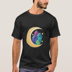 Kristalle und T - Shirt des Cresent Moon