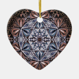 Kristallformen Keramik Ornament