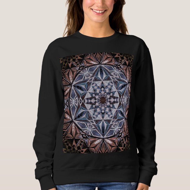 Kristallformen Sweatshirt (Vorderseite)