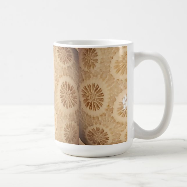 Kristallfossilen Korallen Tasse (Rechts)