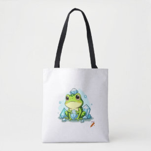 "Kristallfrosch-Tote-Tasche: Niedlicher Frosch-Hol