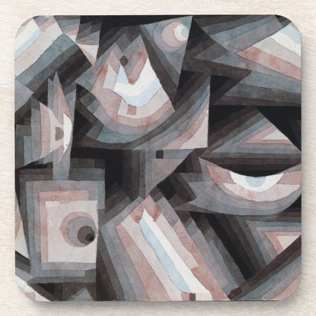 Kristallgeometrie: Klee-Inspiriert Untersetzer (Vorderseite)