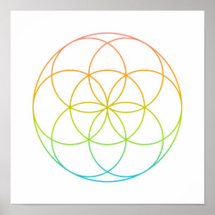 Kristallgitter - Saatgut Poster