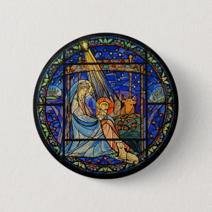 Kristallglas-Fenster Button