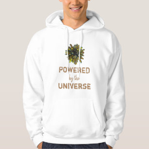 *~* Kristallgoldgelb-Bereich-Männer weiß Hoodie