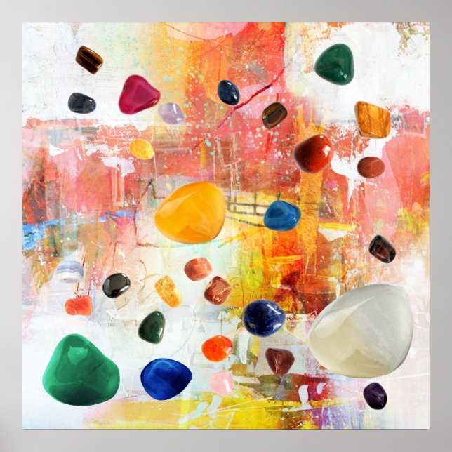 Kristallheilmittel Poster (Vorne)