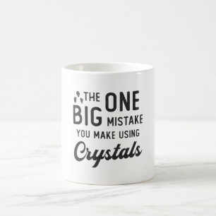Kristallheilung, die man mit Kristallheilgeschenk Kaffeetasse