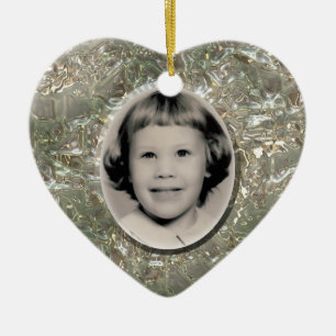 Kristallherz-Erinnerungsverzierung kundengerecht Keramik Ornament