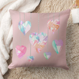 Kristallherzen Kissen