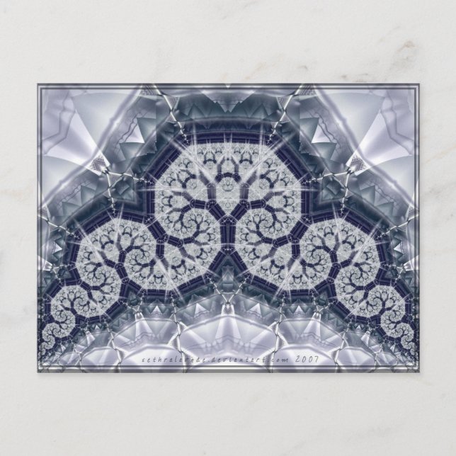 kristallin postkarte (Vorderseite)