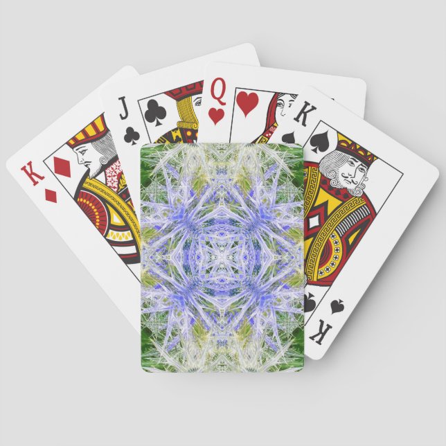Kristalline Distel Spielkarten (Rückseite)