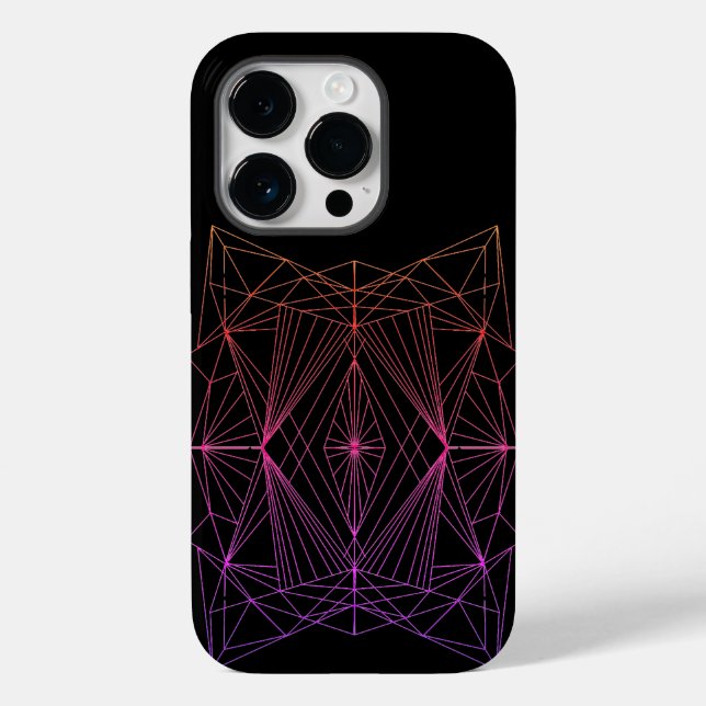 Kristalline Geometrien - Dauerhaftes iPhone-Case Case-Mate iPhone Hülle (Rückseite)