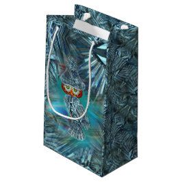 Kristallisierte Winter-Mode-Eulen-Geschenk-Tasche Kleine Geschenktüte