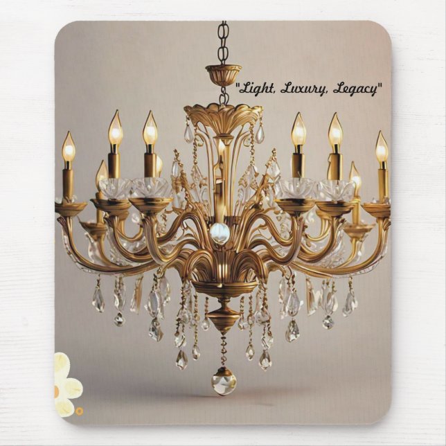 "Kristallklare Brillianz" Mousepad (Vorne)