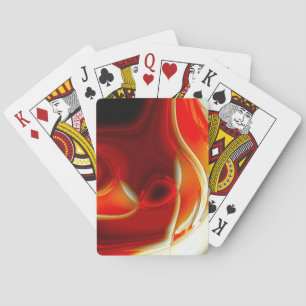 Kristallklare, kreisförmige Rundkurven im gläserne Spielkarten