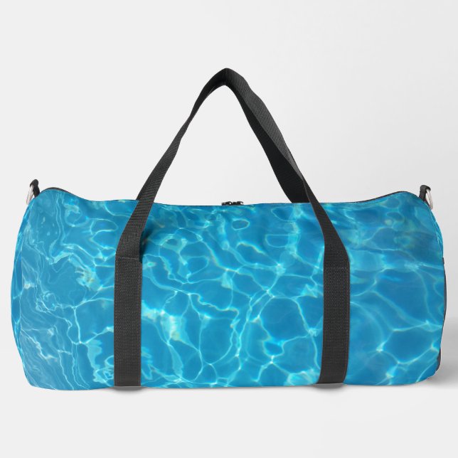 Kristallklarer Himmelblauer Poolwasser Duffle Bag (Vorderseite)