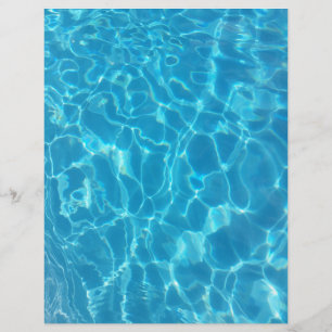 Kristallklarer Himmelblauer Poolwasser Flyer