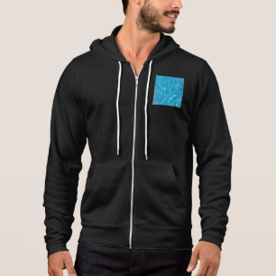 Kristallklares Himmelblau-Poolwasser Hoodie