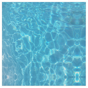 Kristallklares himmelblaues Poolwasser Stoff