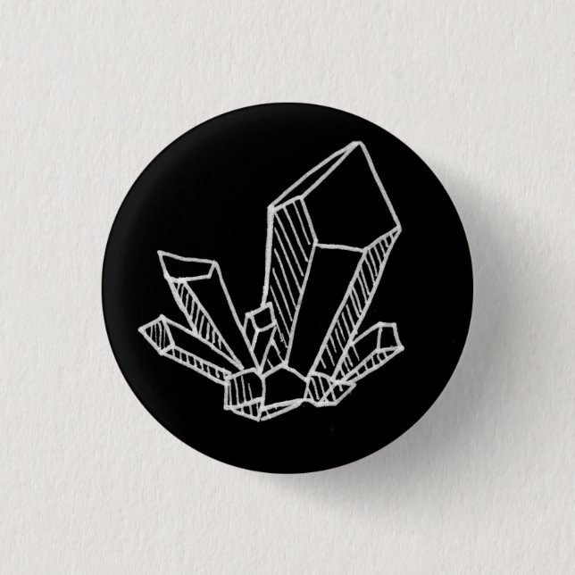 Kristallknopf Button (Vorderseite)