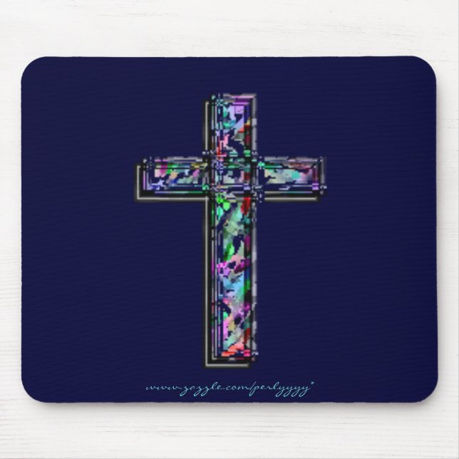 Kristallkreuz Mousepad (Vorne)