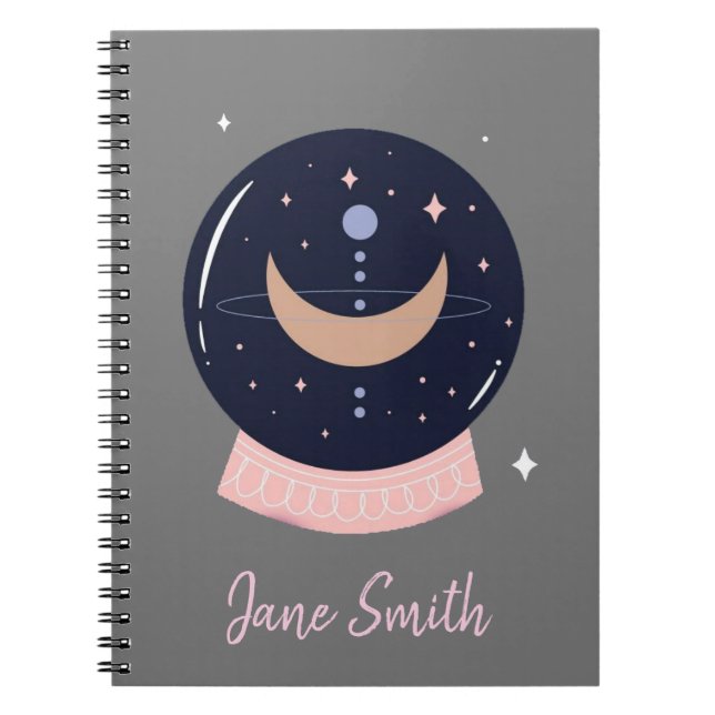 Kristallkugel mystisch notizblock (Vorderseite)