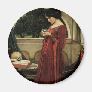 Kristallkugel von John William Waterhouse Magnet