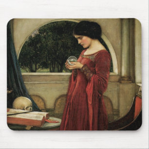 Kristallkugel von John William Waterhouse Mousepad
