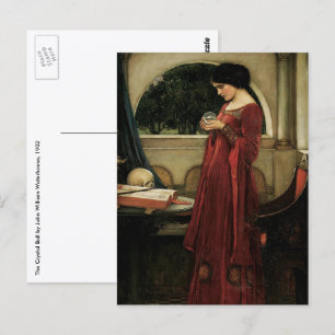 Kristallkugel von John William Waterhouse Postkarte