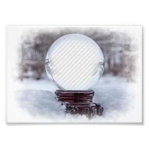 Kristallkugel Vorlage Fotodruck