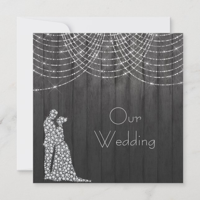 Kristallleichter Ritter in glänzender Rüstungshoch Einladung (Vorderseite)